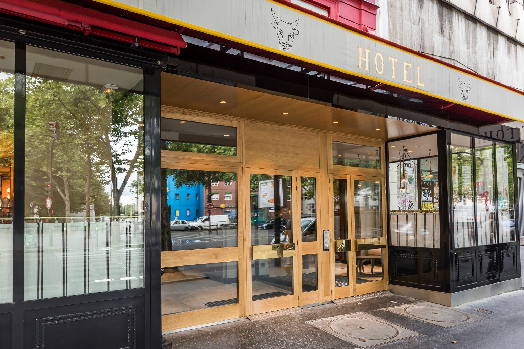 Hotel Restaurant Au Boeuf Couronne Paris Exterior photo