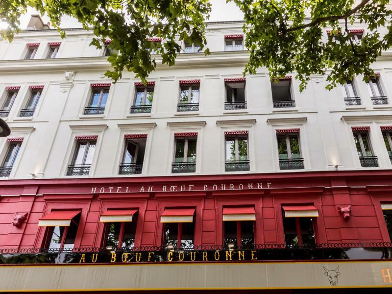 Hotel Restaurant Au Boeuf Couronne Paris Exterior photo
