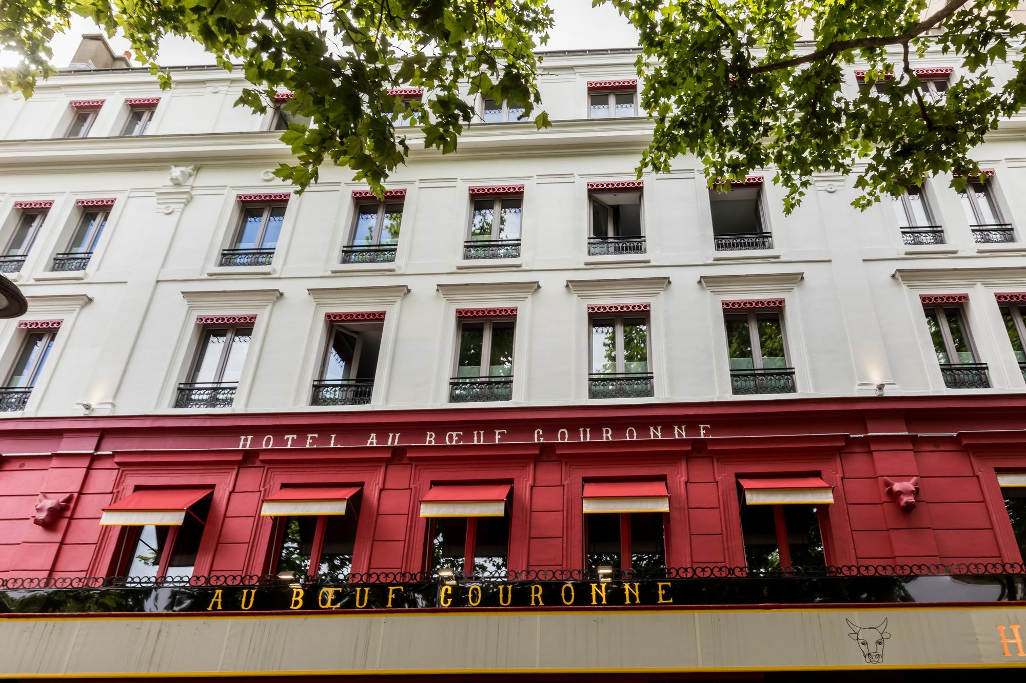 Hotel Restaurant Au Boeuf Couronne Paris Exterior photo